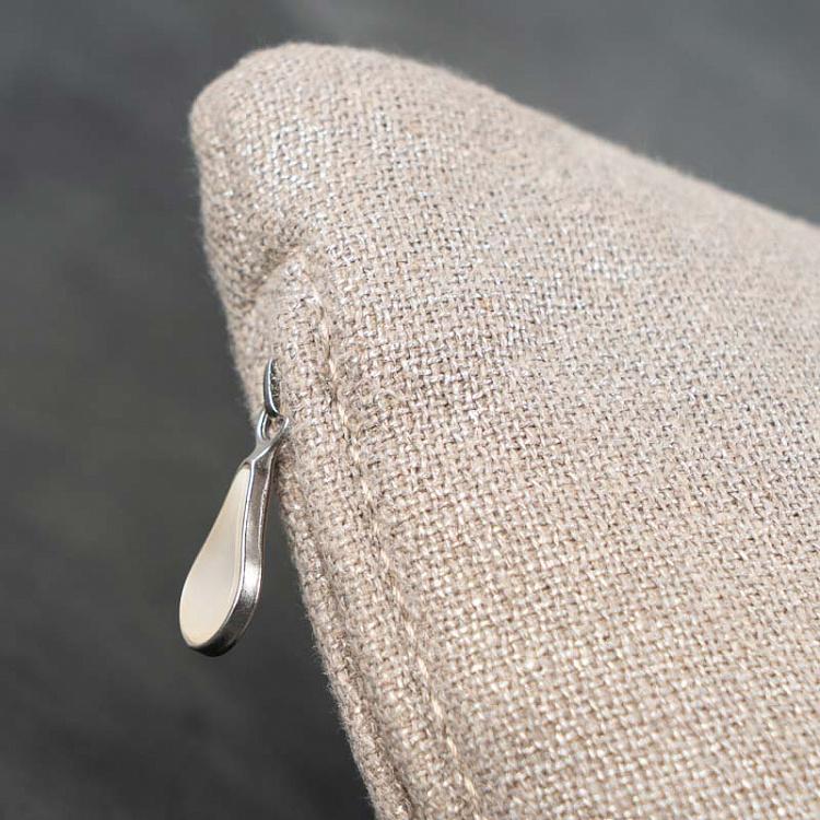 Декоративная льняная подушка 62 62 Cushion