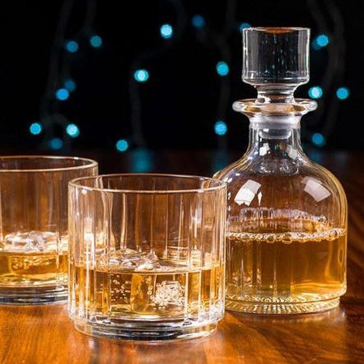 Набор Комбо из графина для виски и двух стаканов Combo Whisky Decanter and Glasses Set
