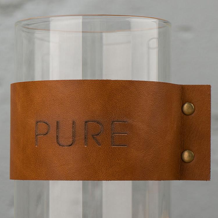 Набор из 2 цилиндрических мини-ваз-солифлоров Set Of 2 Cylindrical Glass Soliflores