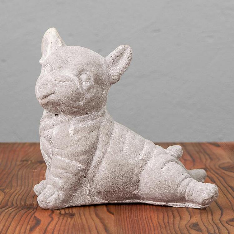 Серая статуэтка Французский бульдог French Bulldog Grey