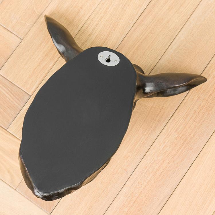 Настенное украшение Голова оленя чёрная Wall Object Deer Head