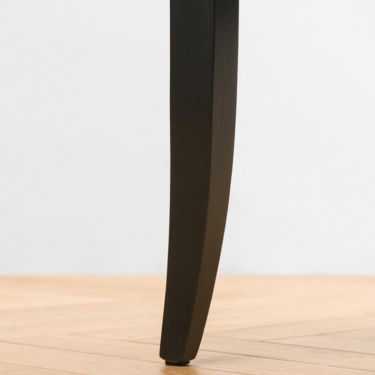 Стул Мами с подлокотниками, чёрные ножки Mami Dining Chair With Arms, Oak Black