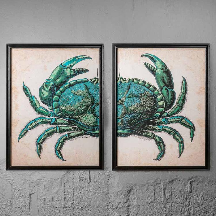 Картина-принт диптих Краб Set Of 2 Crab