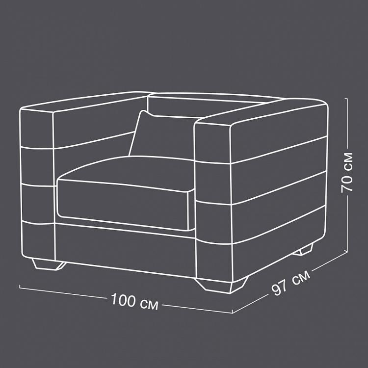 Кресло Авеню Avenue 1 Seater PF