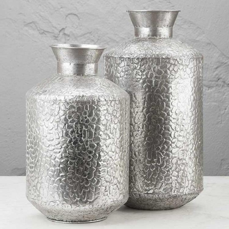 Металлическая ваза под серебро, S Decorative Metal Vase Silver Small