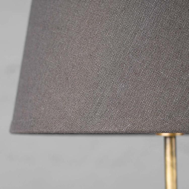 Настольная лампа с серым абажуром Две птицы Table Lamp With Gray Shade Two Birds