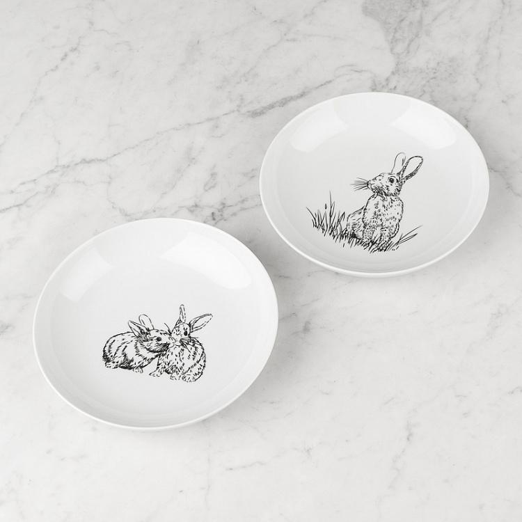 Глубокая тарелка Зайчата Leverets Deep Plate