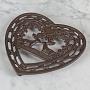 Подставка под горячее Metal Table Mat Heart