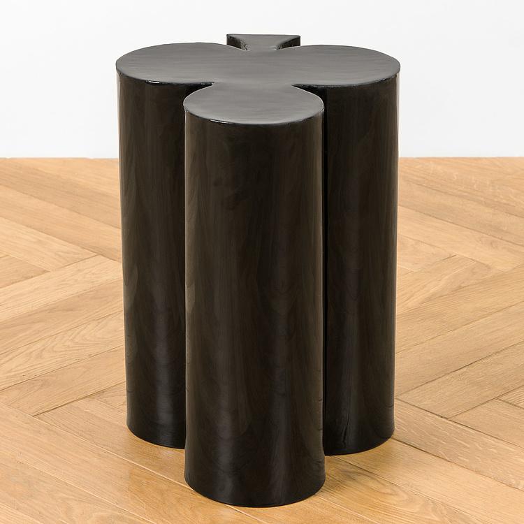 Прикроватный столик Трефы Poker Black Club Side Table