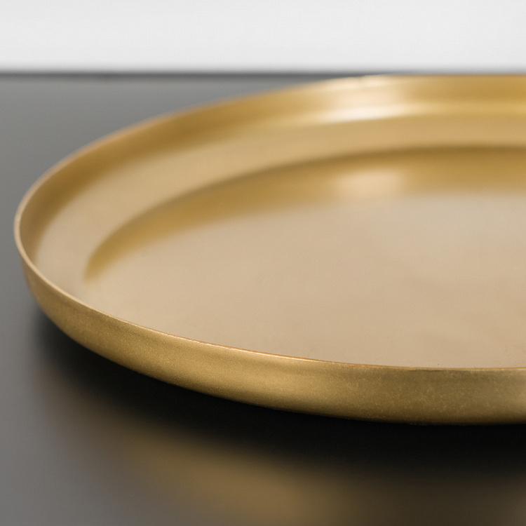 Трёхуровневая сервировочная подставка Cake Stand Brass Patina