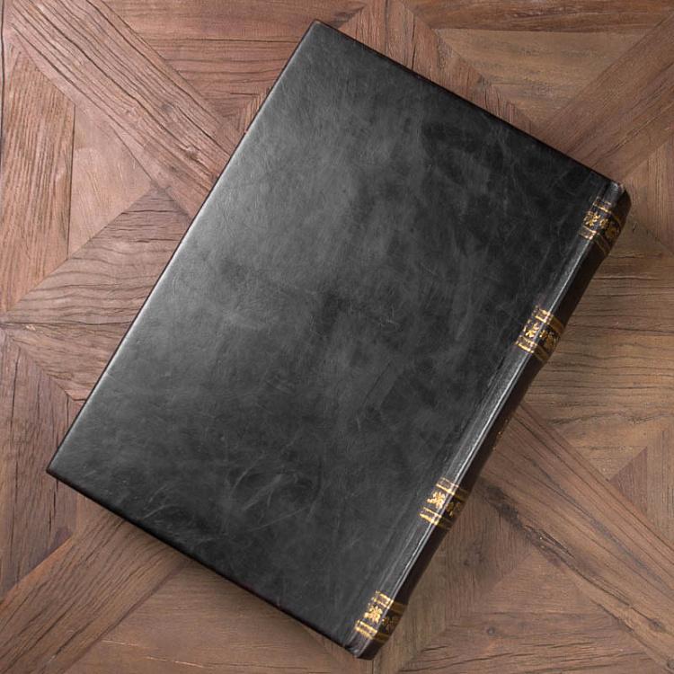 Гостевая книга Бленхейм в коже Олд Сэдл Блэк Blenheim Book, Old Saddle Black