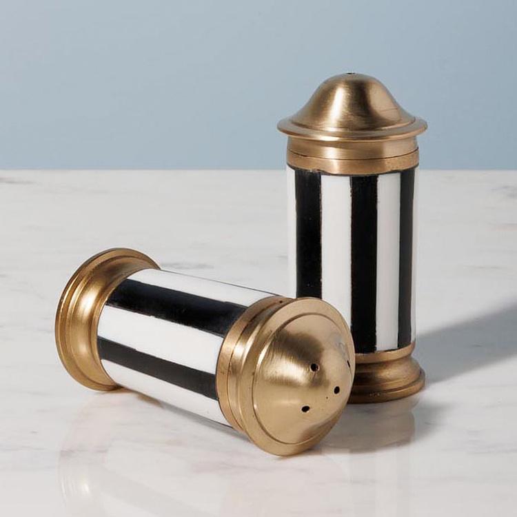 Набор для специй в Античном стиле Set Of 2 Salt And Pepper Antique