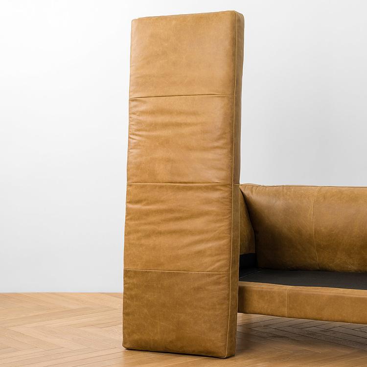 Трёхместный диван Линкольн, ножки белёный дуб Lincoln 3 Seater, Bleached Oak PF