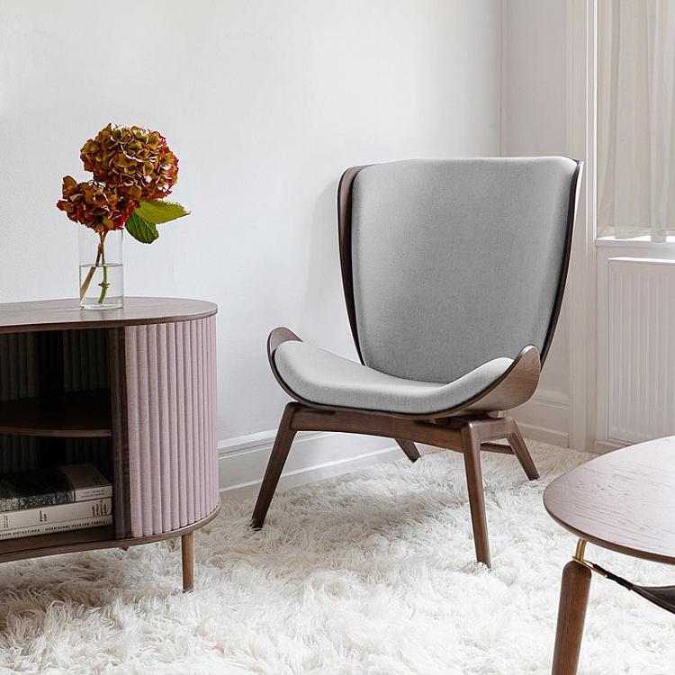 Кресло Читатель, тёмные ножки  The Reader Wing Chair, Dark Oak