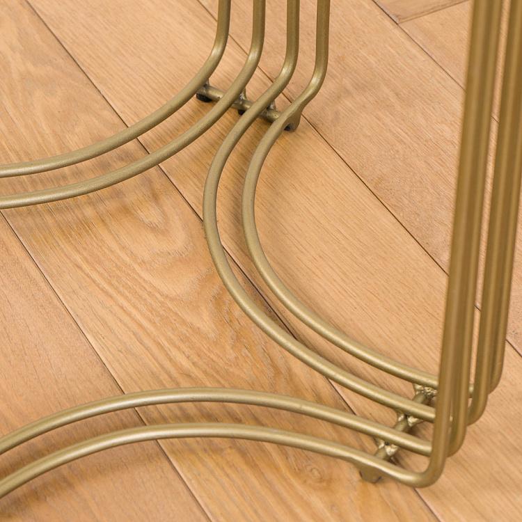 Прикроватный столик со столешницей из керамической плитки Ортея Hortea Side Table Ceramic Tiles