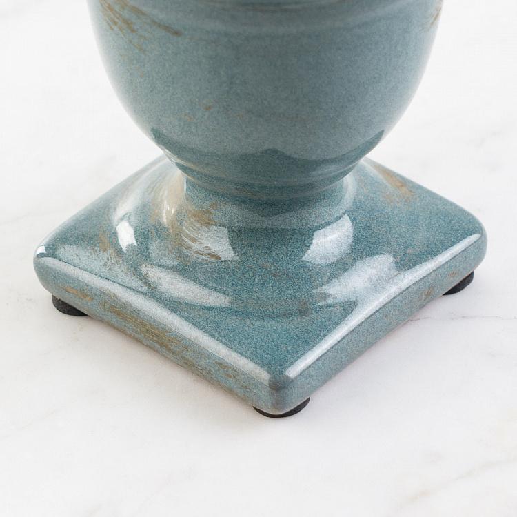 Серо-голубая мини-ваза Медичи, S Medicis Vase Grey Blue Small
