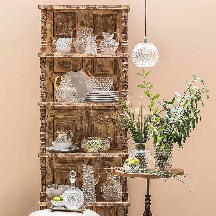 Подвесной светильник Даймонд из прозрачного стекла Diamond Tip Hanging Lamp Clear Glass