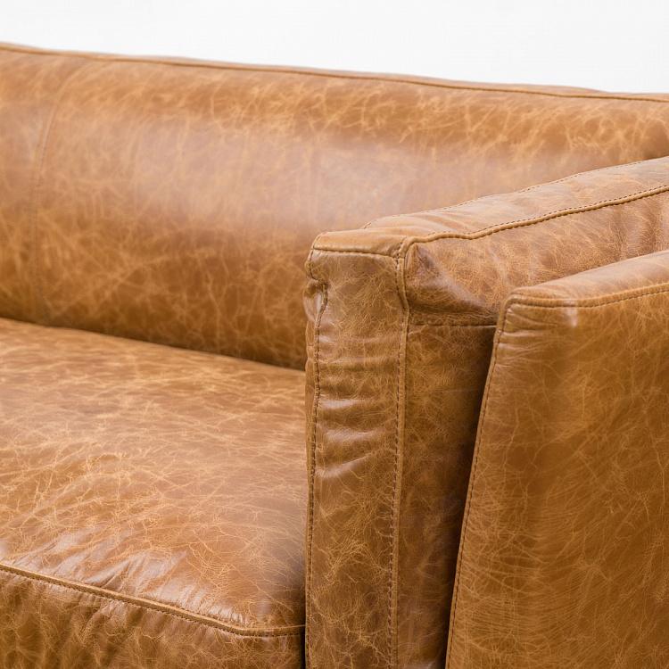 Трёхместный диван Томми, светлые ножки Tommy 3 Seater, Light Brown Wood D