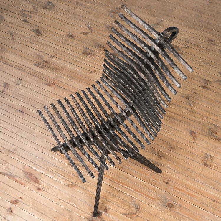 Тёмный стул Скелетон Skeleton Chair Dark Oil