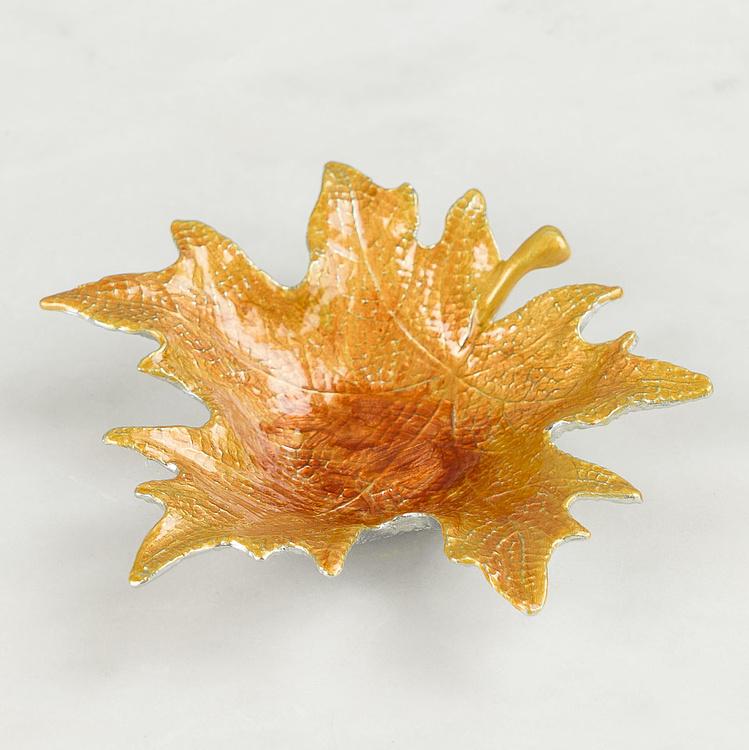 Подставка для мелочей Осенний лист 1 Autumn Trinket Tray 1