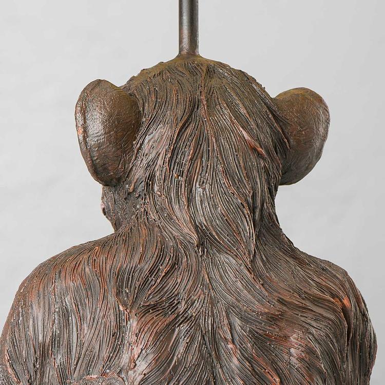 Настольная лампа с абажуром Обезьяна с блюдом Monkey Tray Lamp With Shade