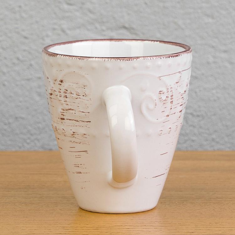 Кружка в деревенском стиле кремовая Rustic Fare Mug Cream