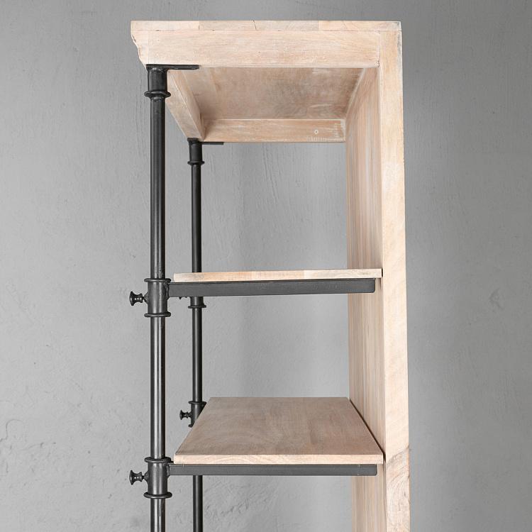 Стеллаж Карно Carnot Iron And Wood Shelf