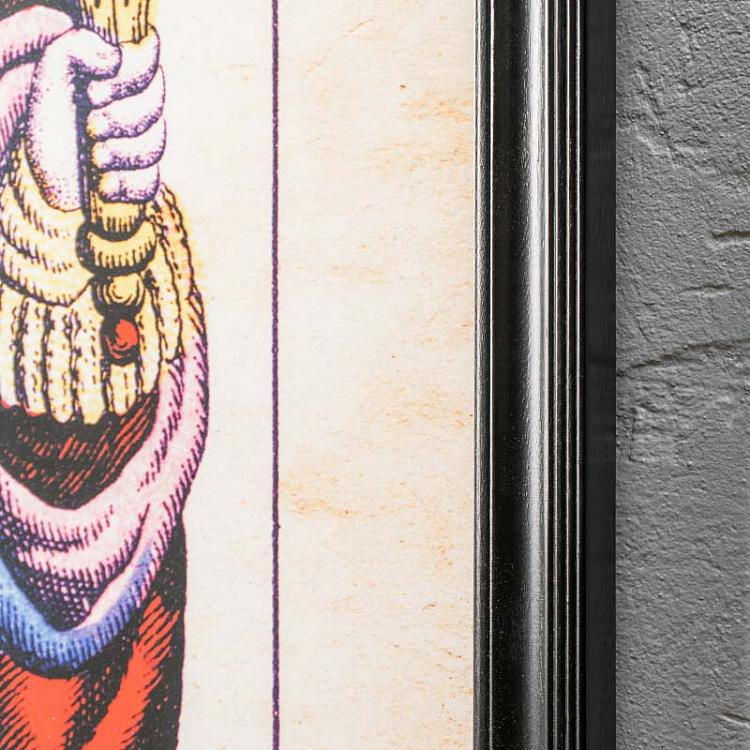 Картина-принт Червовый Король Cards Konig Hearts