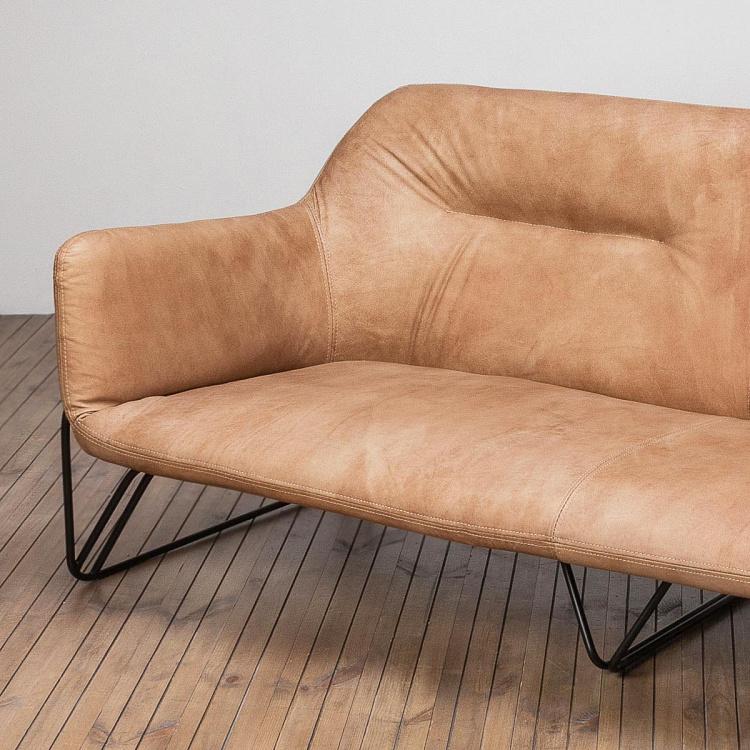 Трёхместный диван Тамборини, матовые чёрные ножки Tamborini 3 Seater, Matte Black