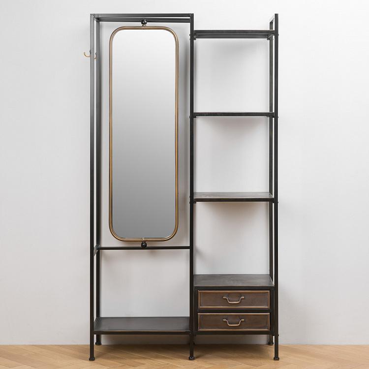 Стеллаж с зеркалом Бонапарт Bonaparte Shelf With Mirror