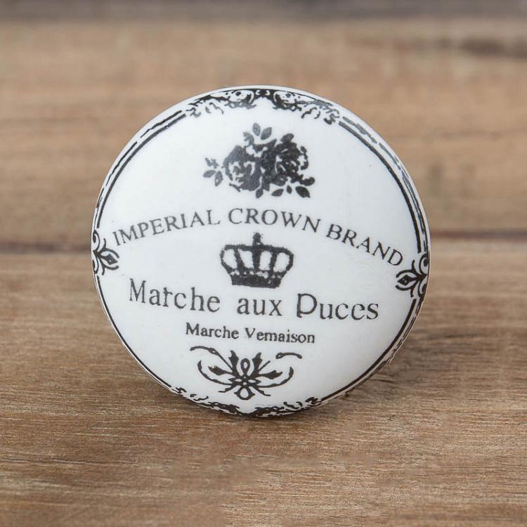 Мебельная ручка-кнопка Маркет Marche Knob