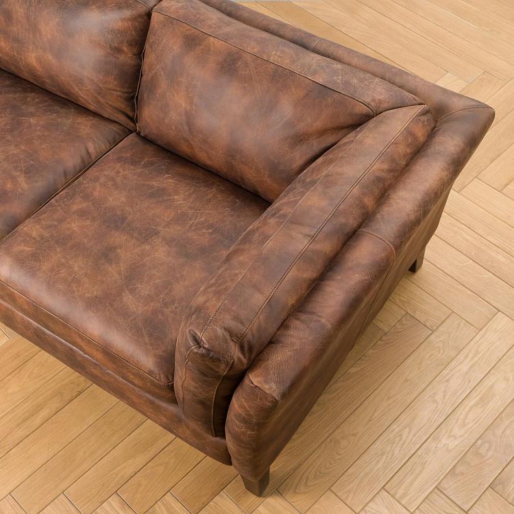 Двухместный диван Верона, тёмные ножки Verona 2 Seater, Oak Dark Brown