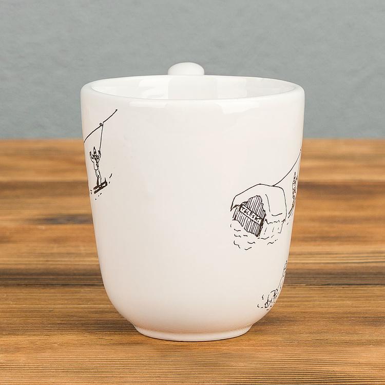 Набор из трёх кружек Горнолыжное путешествие Set Of 3 Mugs Ski Trip