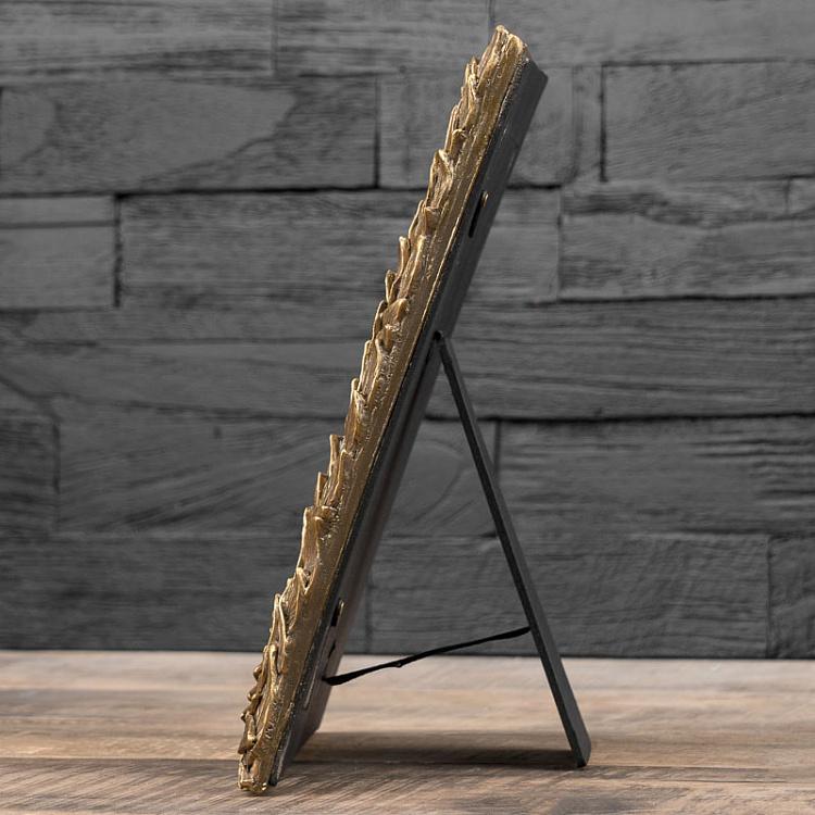 Рамка для фото Золотые листья, L Picture Frame With Golden Leaves Large