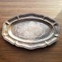 Винтажный поднос Vintage Old Silver Plate 4