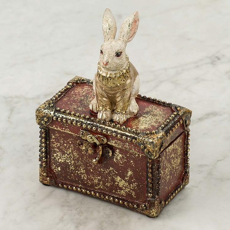 Шкатулка для украшений Кролик Флора Bunny Flora Jewellery Box Red