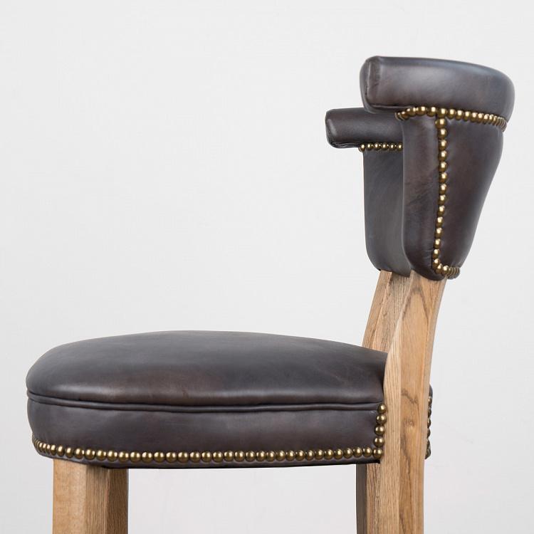 Высокий барный стул Анджелес Angeles Barstool High, Weathered Oak