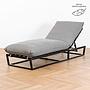 Садовый шезлонг-лежак Reef Lounger, Black