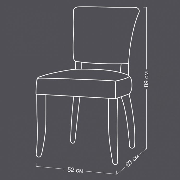 Стул Мими, чёрные ножки Mimi Dining Chair, Black Wood