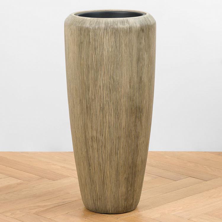 Высокое кашпо Эффектори Вау капучино, S Effectory Wow Tall Pot Cappuccino Small