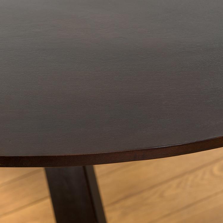 Круглый обеденный стол Серина Dining Table Cross Feet Serina
