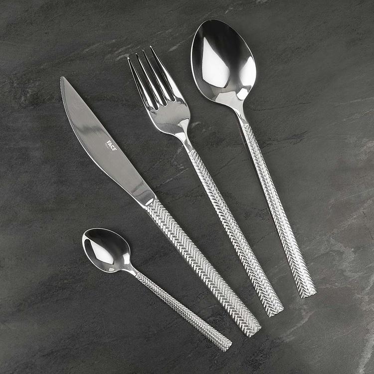 Набор Гера из 24 столовых приборов на 6 персон по 4 предмета в подарочной коробке Set Of 24 Cutlery Pieces Hera