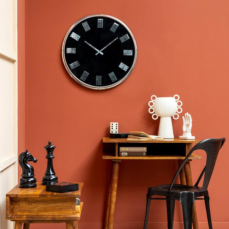 Статуэтка Шахматная фигура Конь Chess Horse Shiny Black