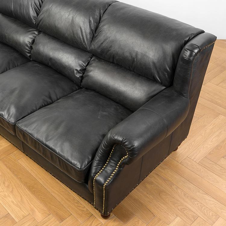 Трёхместный кожаный диван Черчилль Churchill 3 Seater Leather RM