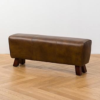 Las Palmas Bench, Red Brown Wood D
