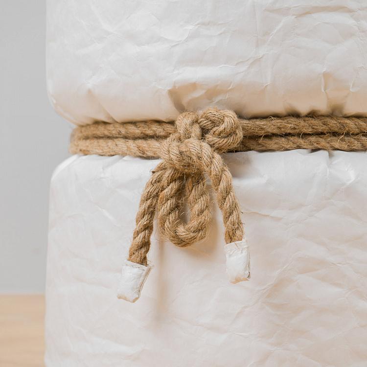 Белый пуфик Куронн Couronnes Footstool White