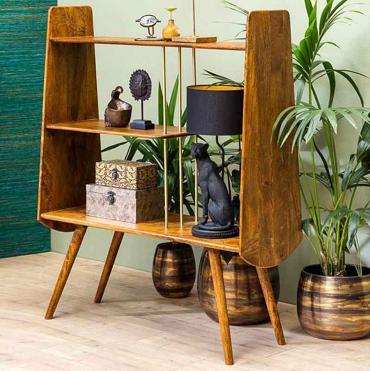 Стеллаж из дерева манго Чаринг Кросс Charing Cross Bookcase Mango Wood