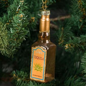 Glass Hanger Tequilla Bottle 10 cm