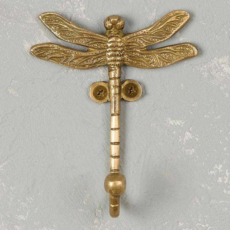 Крючок Стрекоза винтажная медь Dragonfly Antique Hook