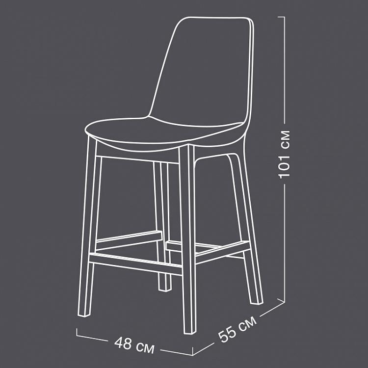 Полубарный стул Порто Porto Counter Chair